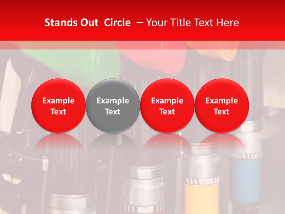 Gas Pump Nozzles PowerPoint Template