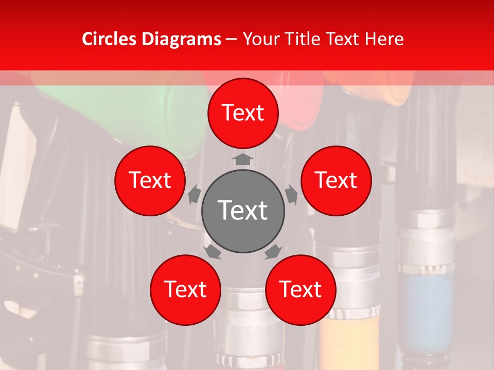Gas Pump Nozzles PowerPoint Template