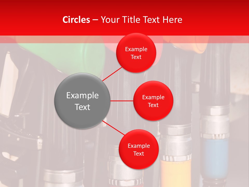 Gas Pump Nozzles PowerPoint Template