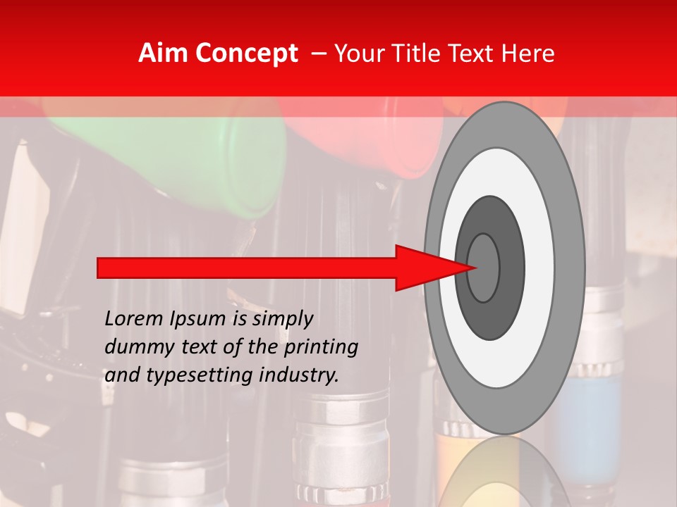 Gas Pump Nozzles PowerPoint Template