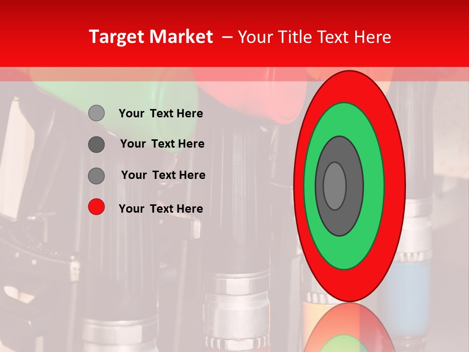 Gas Pump Nozzles PowerPoint Template
