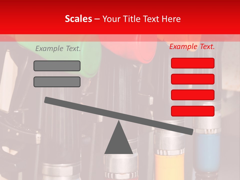 Gas Pump Nozzles PowerPoint Template