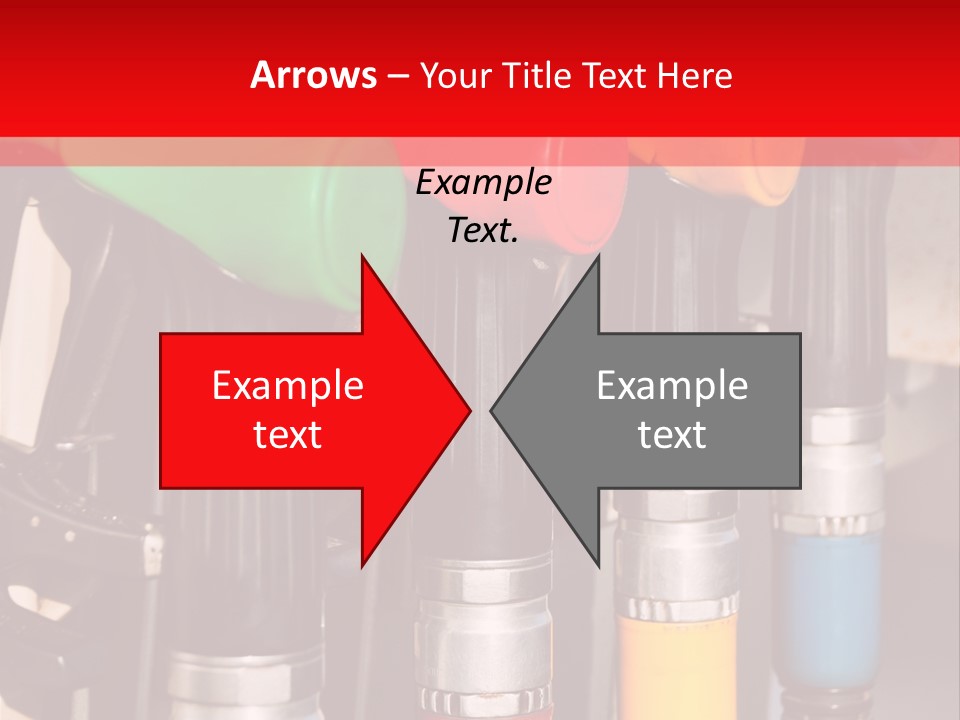 Gas Pump Nozzles PowerPoint Template