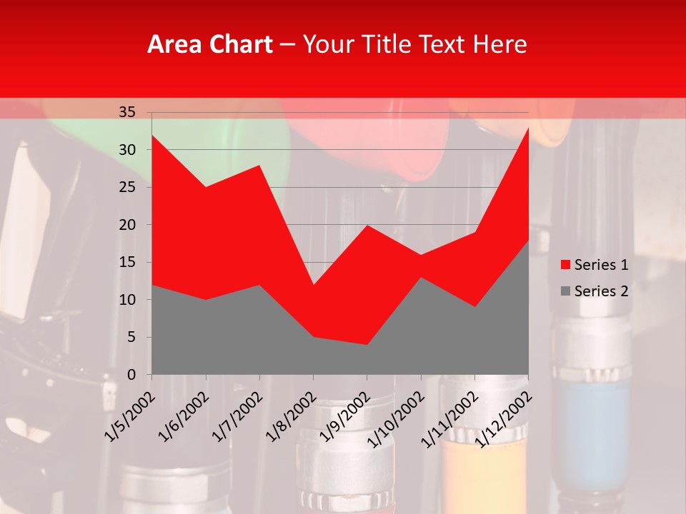 Gas Pump Nozzles PowerPoint Template