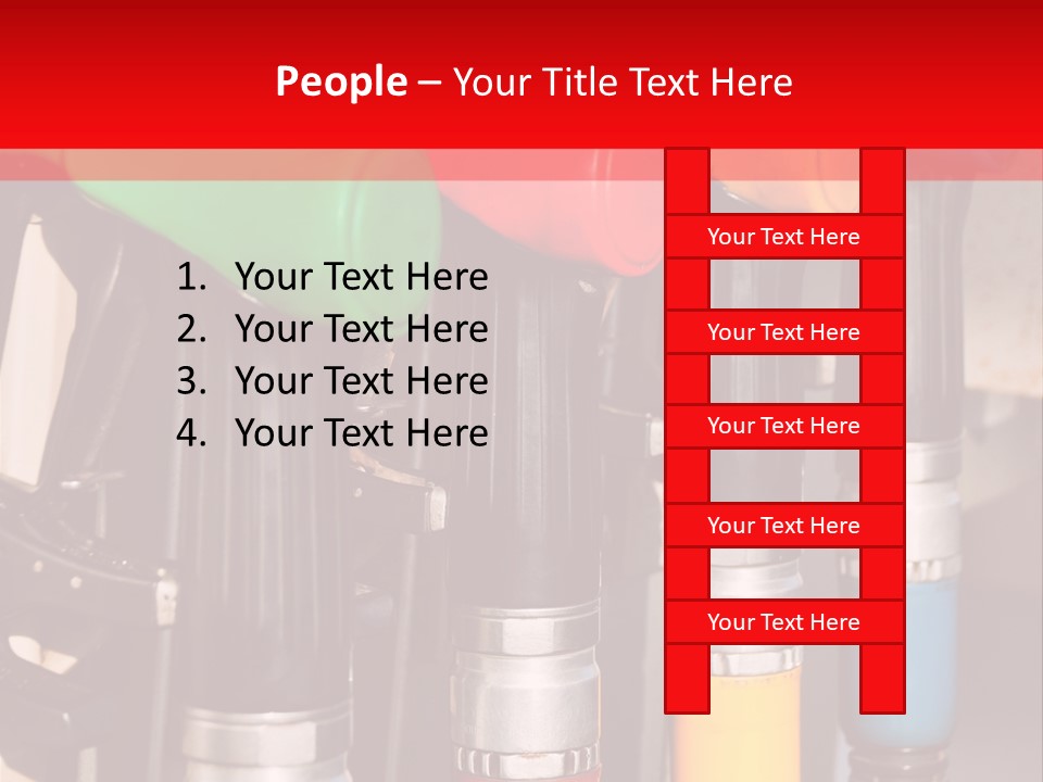 Gas Pump Nozzles PowerPoint Template