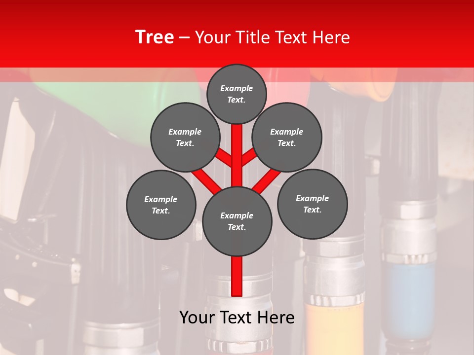 Gas Pump Nozzles PowerPoint Template