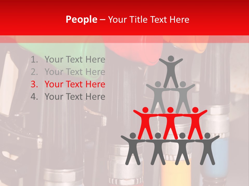 Gas Pump Nozzles PowerPoint Template