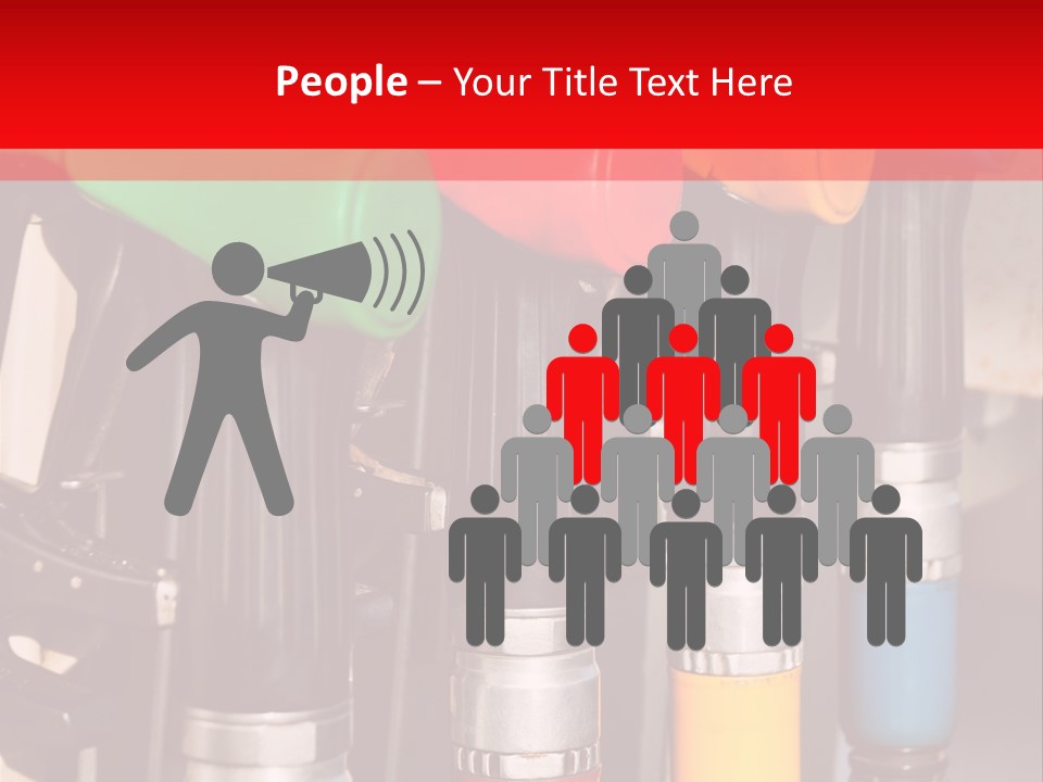 Gas Pump Nozzles PowerPoint Template