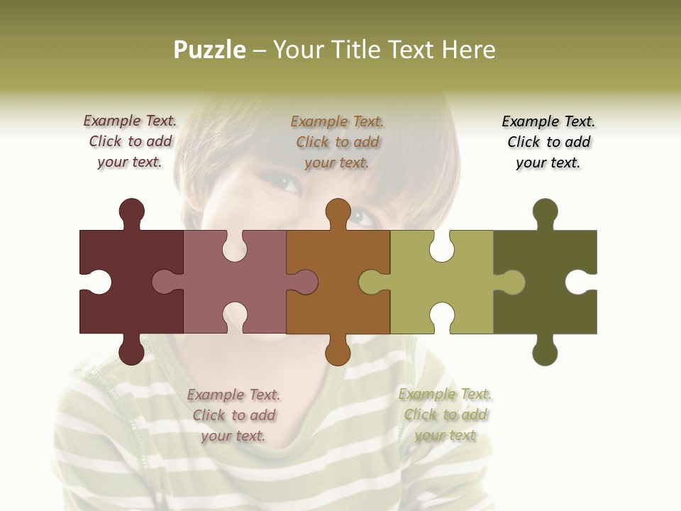 Sensual Red Hair PowerPoint Template