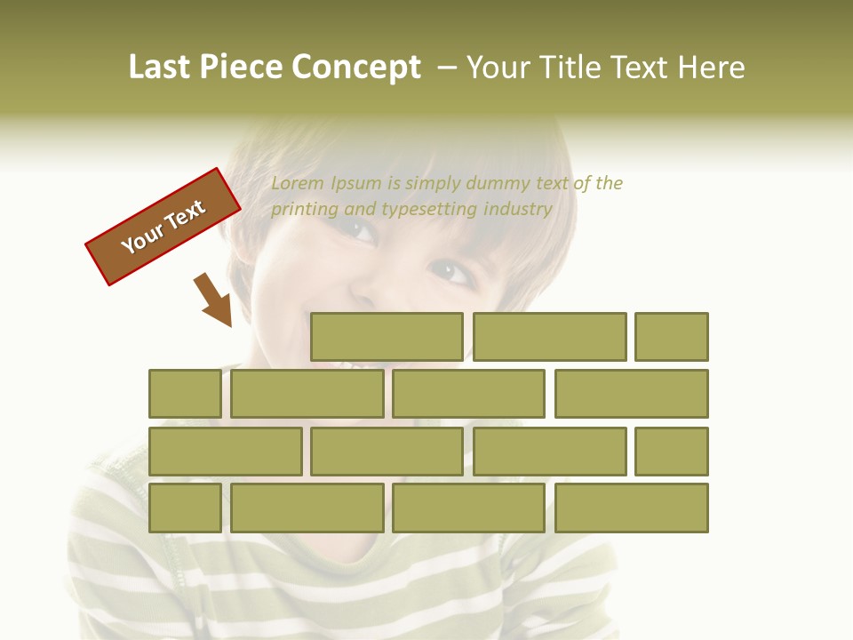 Sensual Red Hair PowerPoint Template