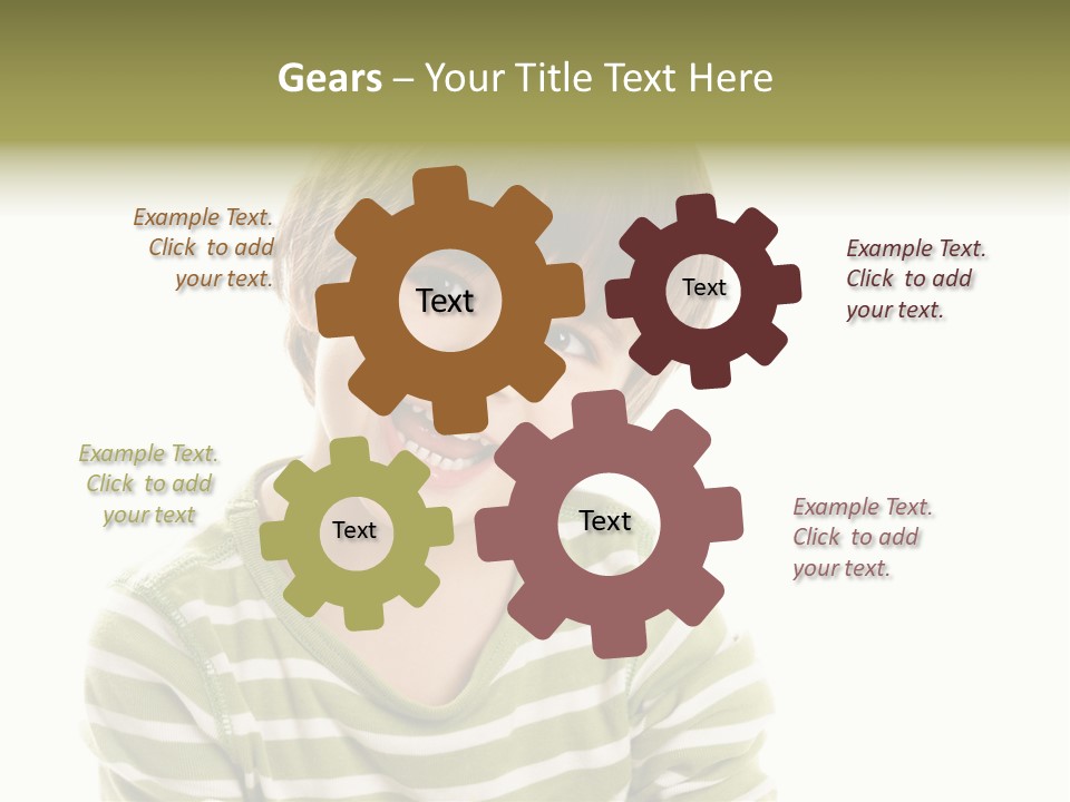 Sensual Red Hair PowerPoint Template