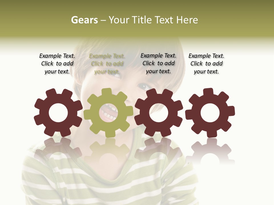 Sensual Red Hair PowerPoint Template