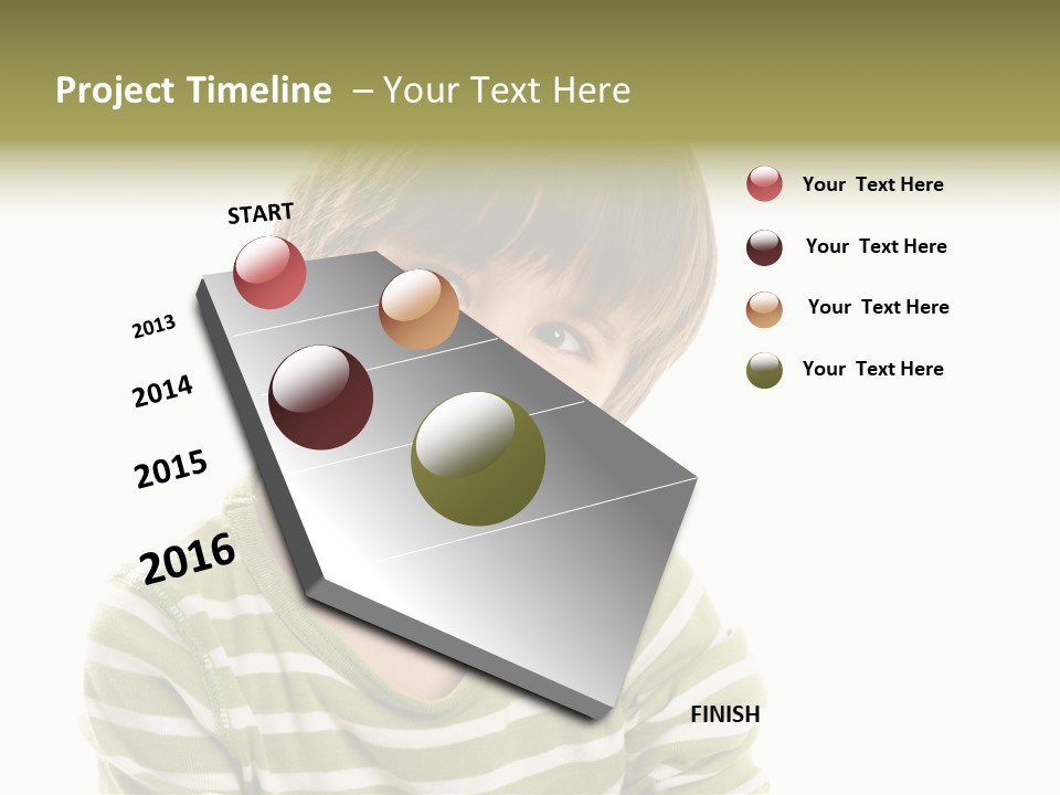 Sensual Red Hair PowerPoint Template