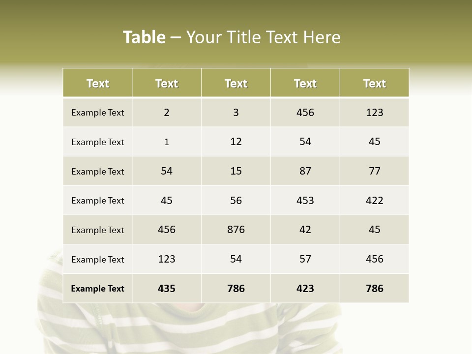 Sensual Red Hair PowerPoint Template