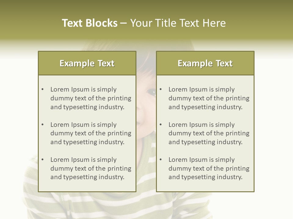 Sensual Red Hair PowerPoint Template