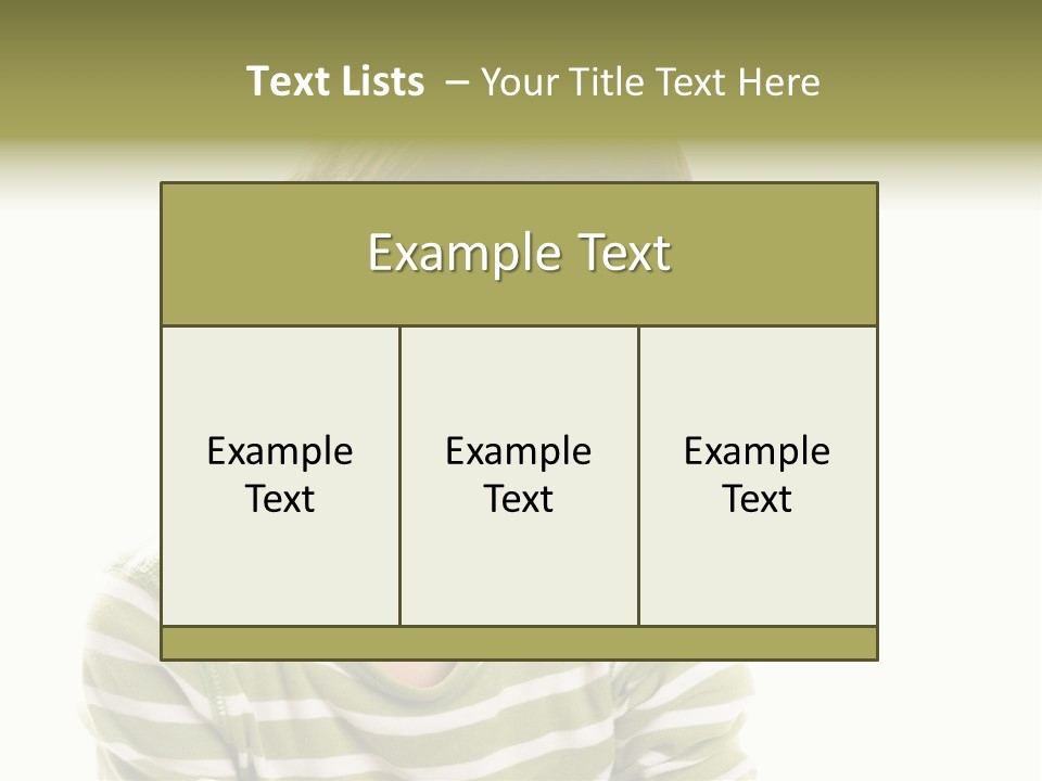 Sensual Red Hair PowerPoint Template