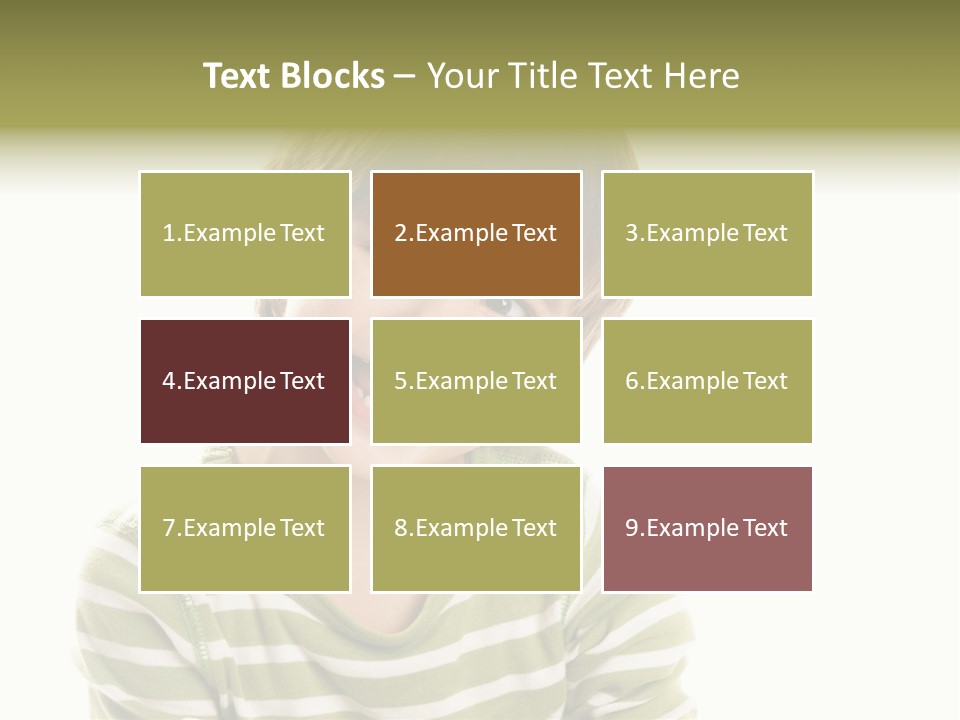 Sensual Red Hair PowerPoint Template