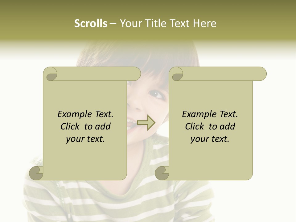 Sensual Red Hair PowerPoint Template