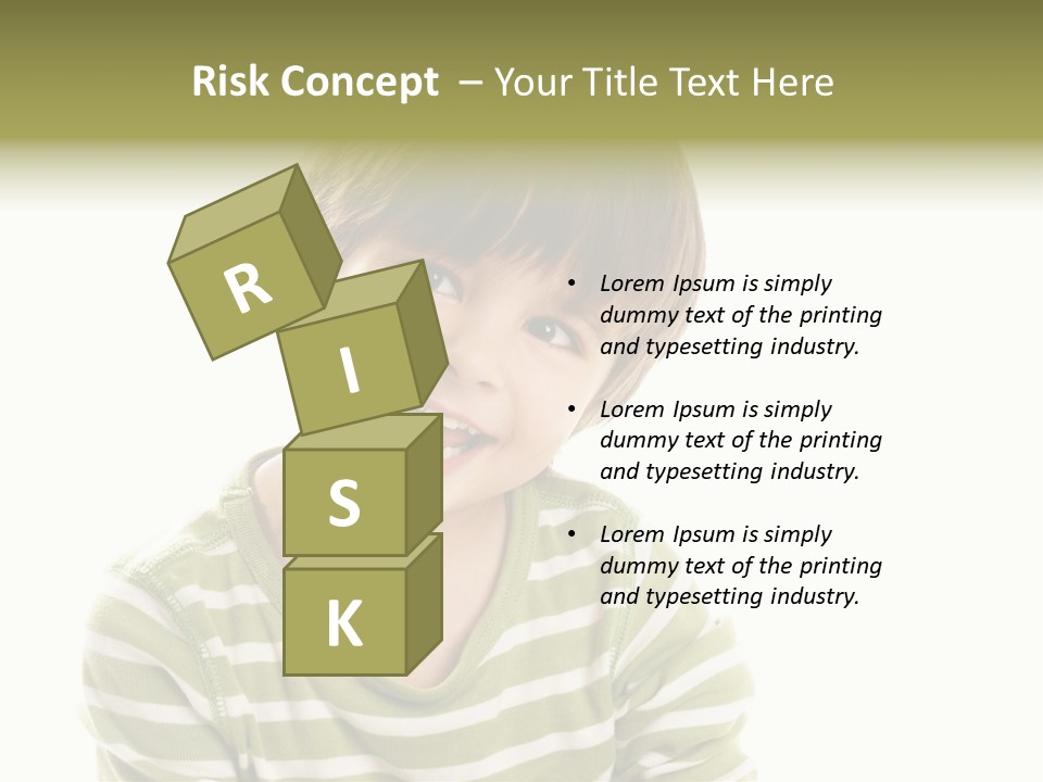 Sensual Red Hair PowerPoint Template