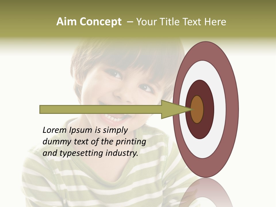 Sensual Red Hair PowerPoint Template