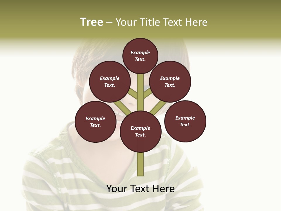 Sensual Red Hair PowerPoint Template