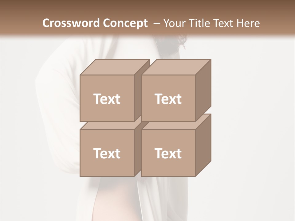 Sensual Red Hair PowerPoint Template