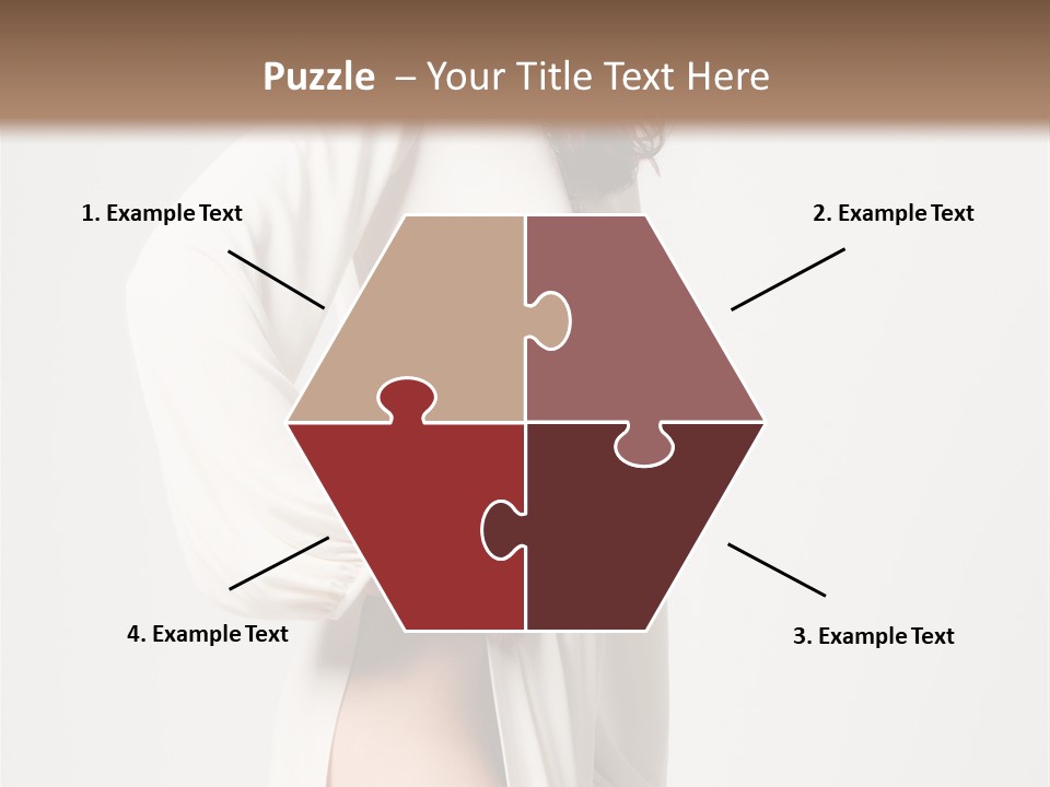 Sensual Red Hair PowerPoint Template