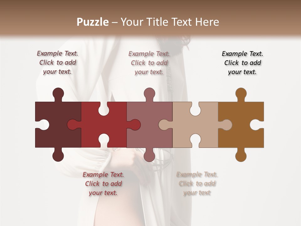 Sensual Red Hair PowerPoint Template