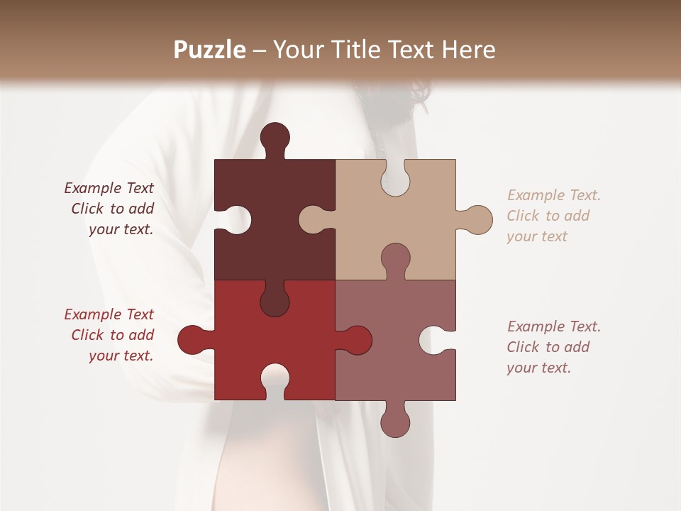 Sensual Red Hair PowerPoint Template