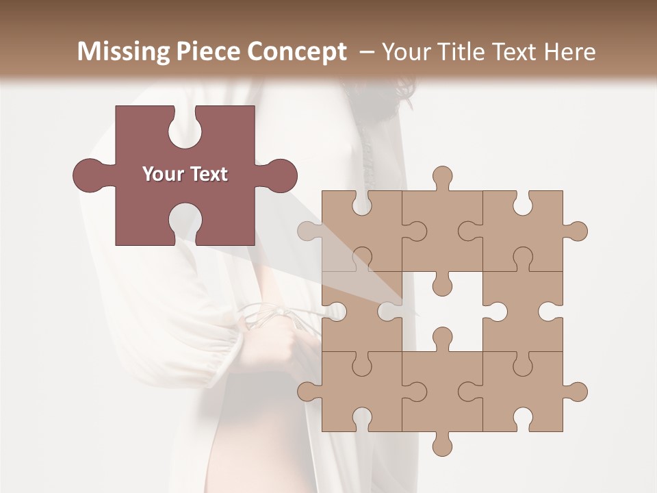 Sensual Red Hair PowerPoint Template