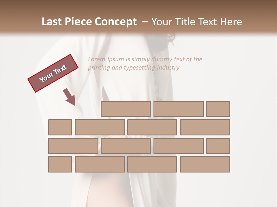 Sensual Red Hair PowerPoint Template