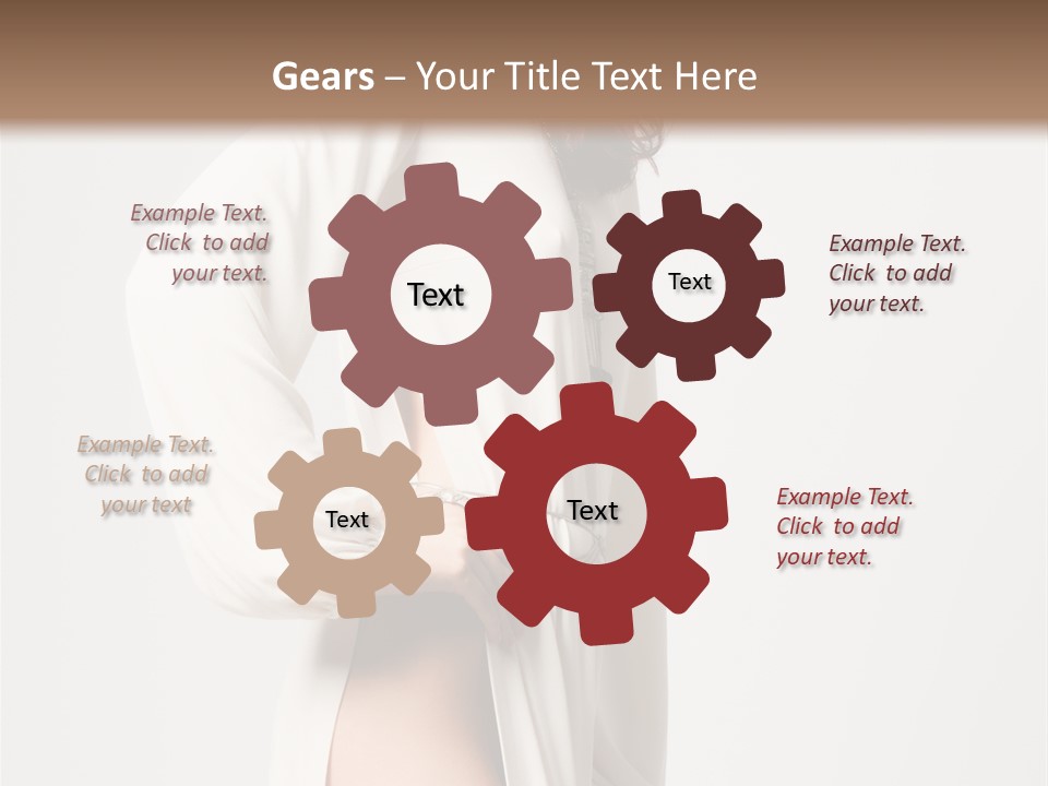 Sensual Red Hair PowerPoint Template