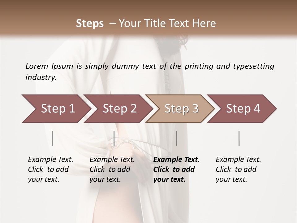 Sensual Red Hair PowerPoint Template