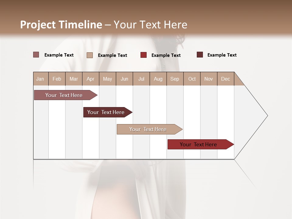 Sensual Red Hair PowerPoint Template