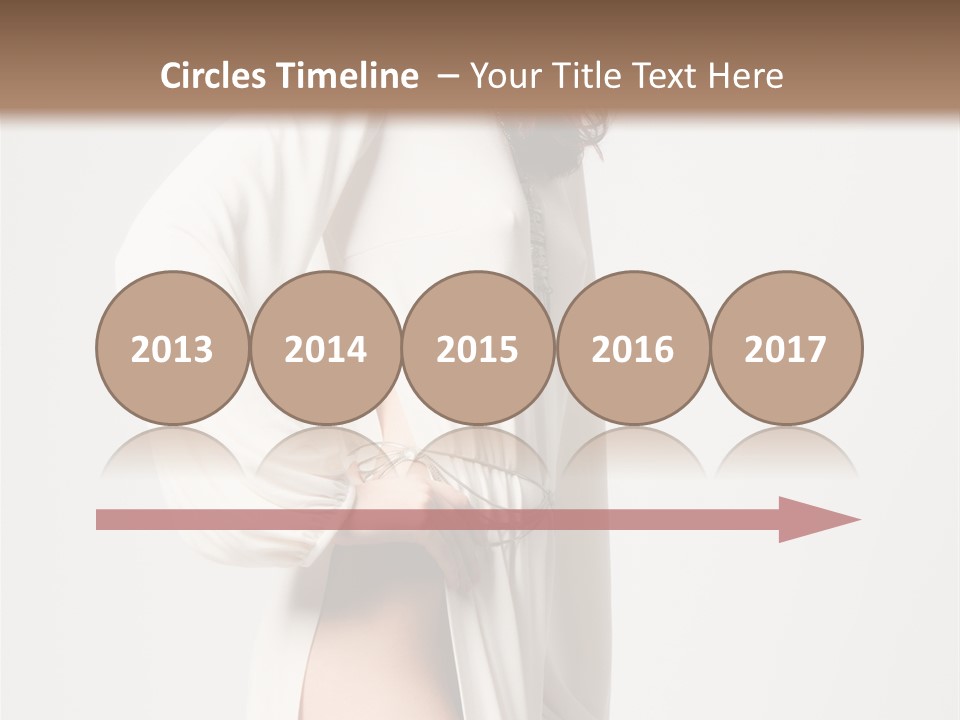 Sensual Red Hair PowerPoint Template