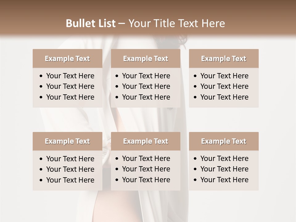 Sensual Red Hair PowerPoint Template