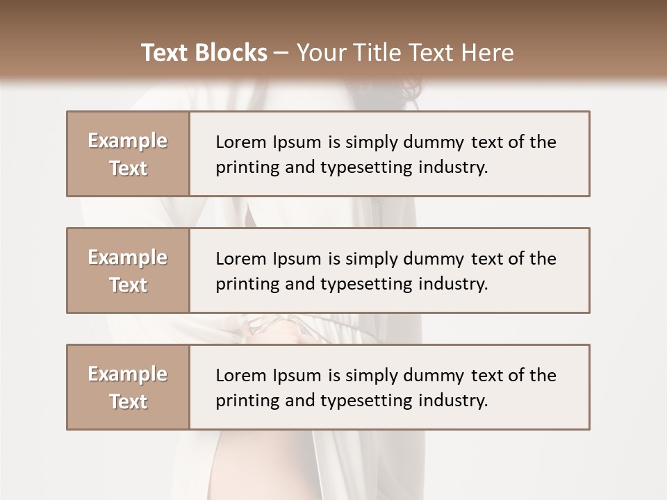 Sensual Red Hair PowerPoint Template