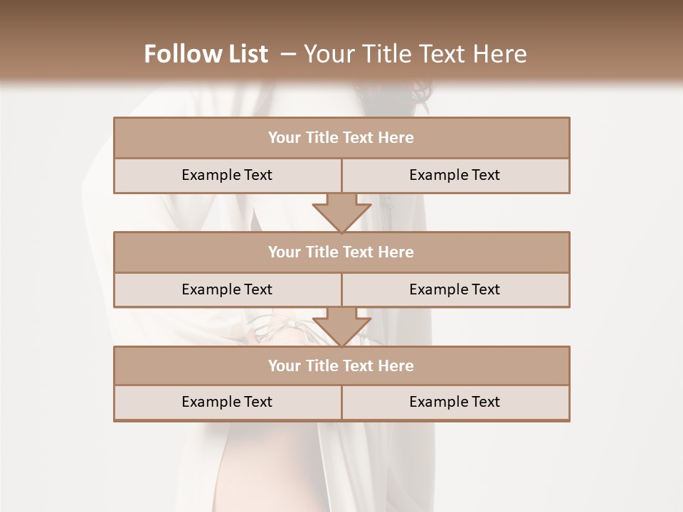 Sensual Red Hair PowerPoint Template