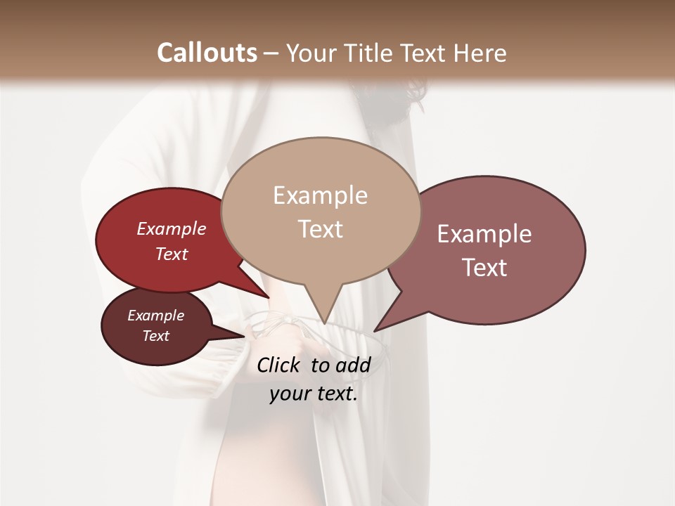 Sensual Red Hair PowerPoint Template