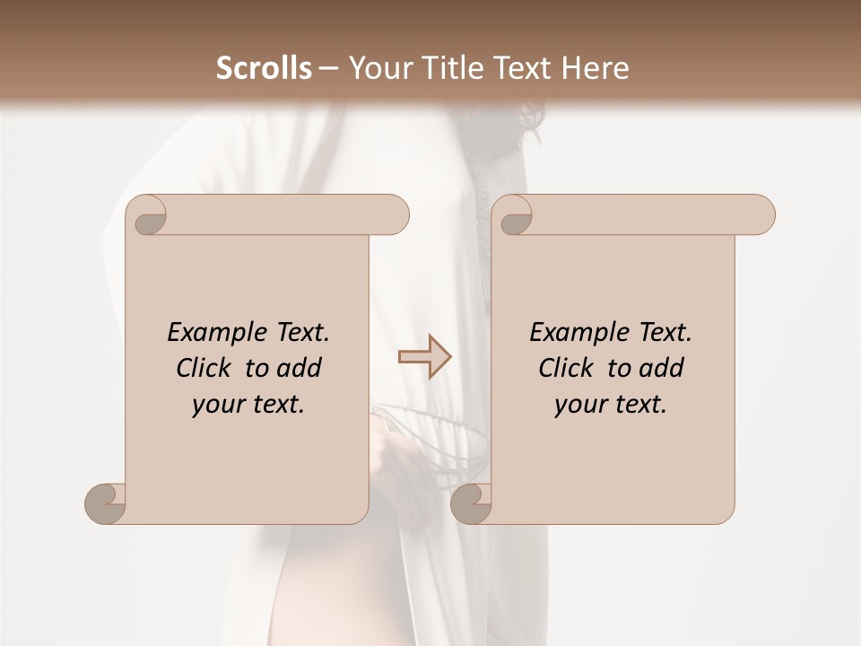 Sensual Red Hair PowerPoint Template