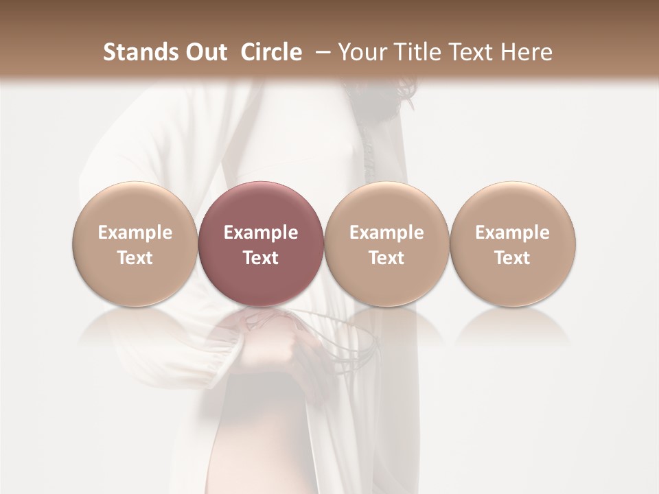 Sensual Red Hair PowerPoint Template