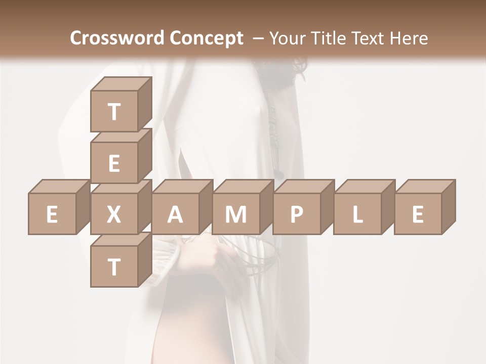 Sensual Red Hair PowerPoint Template