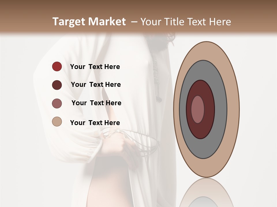 Sensual Red Hair PowerPoint Template