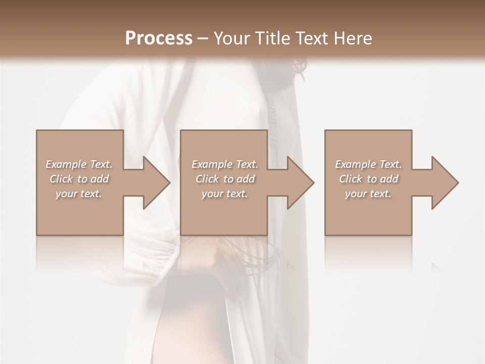 Sensual Red Hair PowerPoint Template