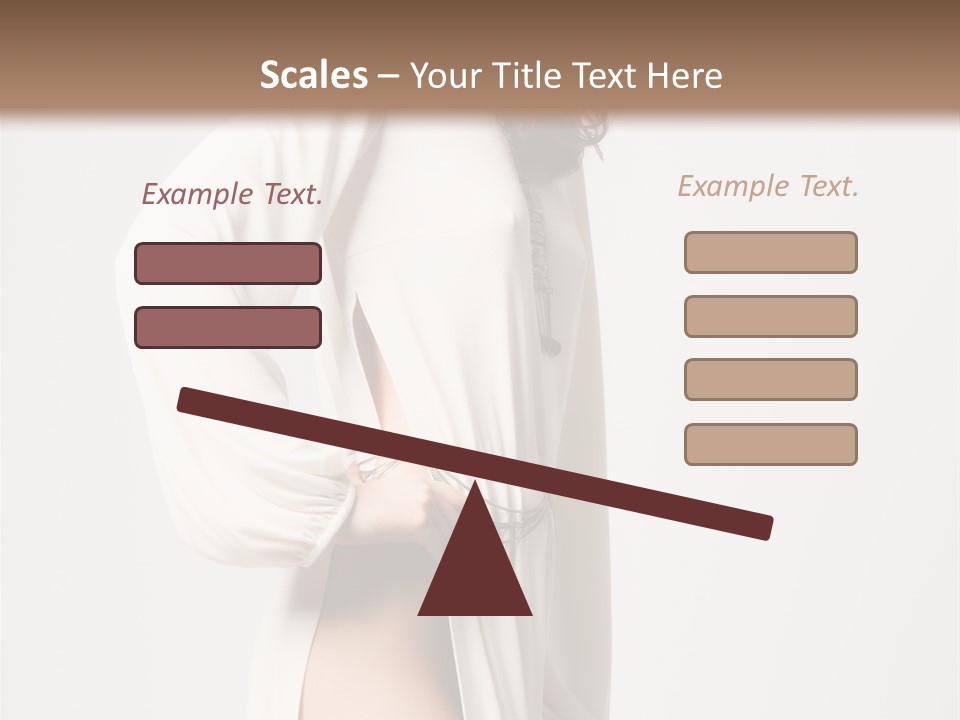 Sensual Red Hair PowerPoint Template