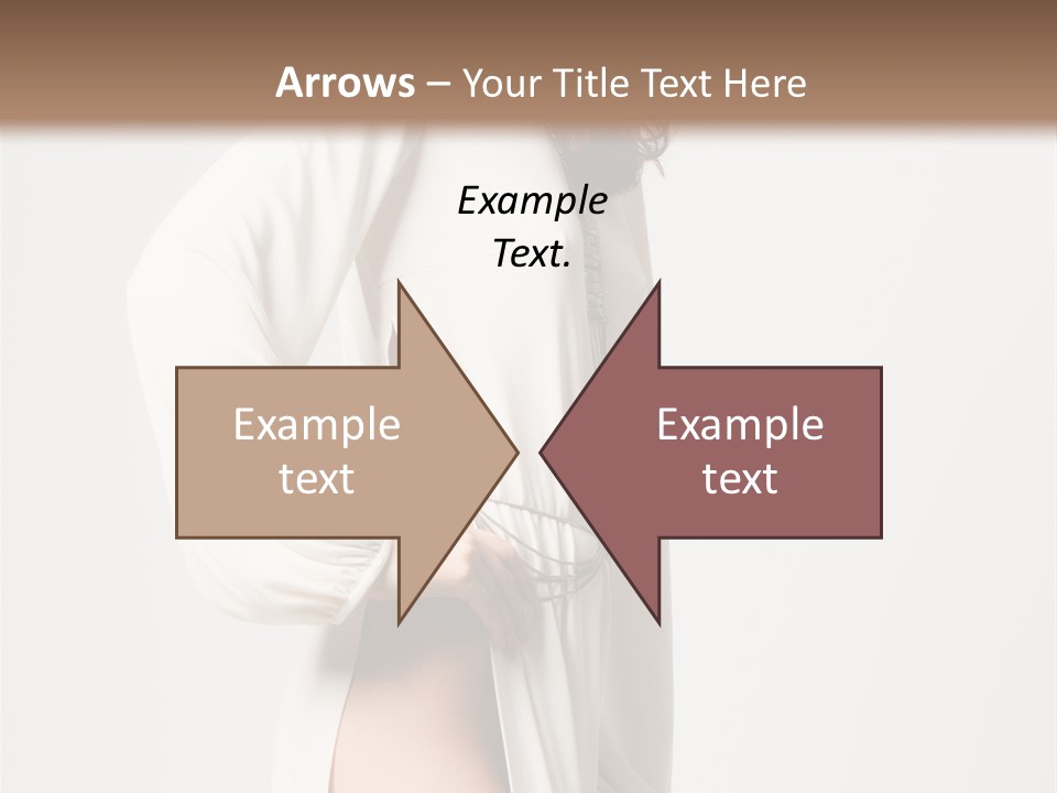 Sensual Red Hair PowerPoint Template