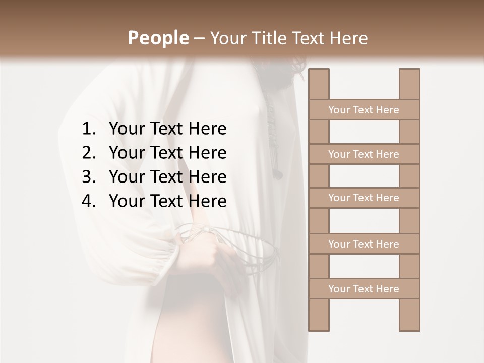 Sensual Red Hair PowerPoint Template