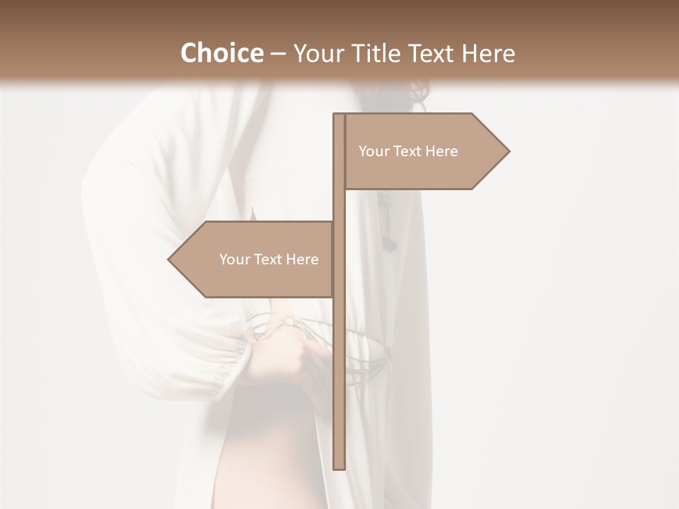 Sensual Red Hair PowerPoint Template