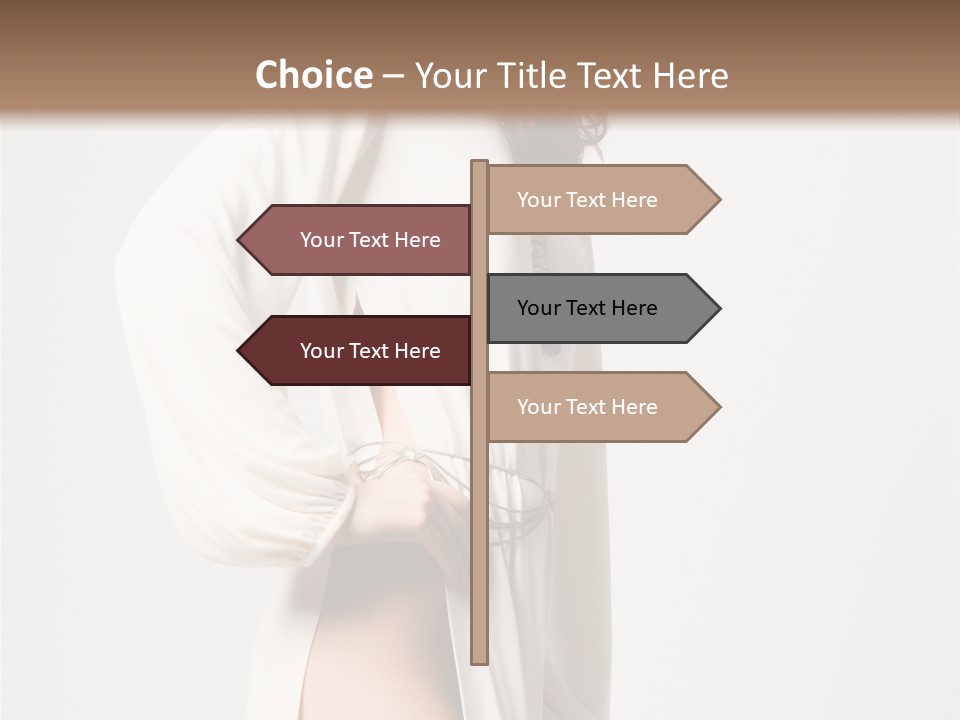 Sensual Red Hair PowerPoint Template