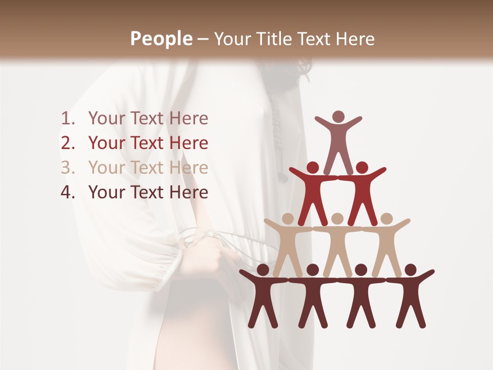 Sensual Red Hair PowerPoint Template